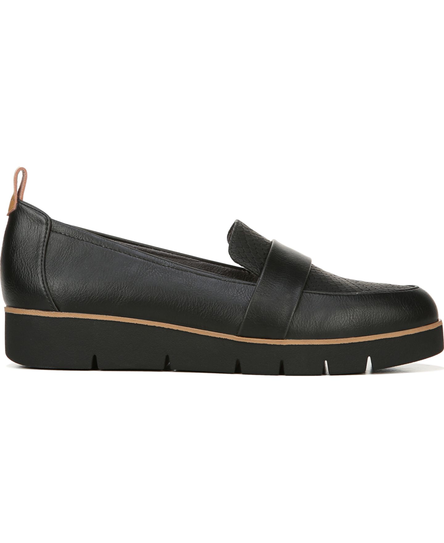 Женские туфли Dr. Scholl's Webster Slip On Platform, цвет: Чёрная искусственная кожа — фото 2