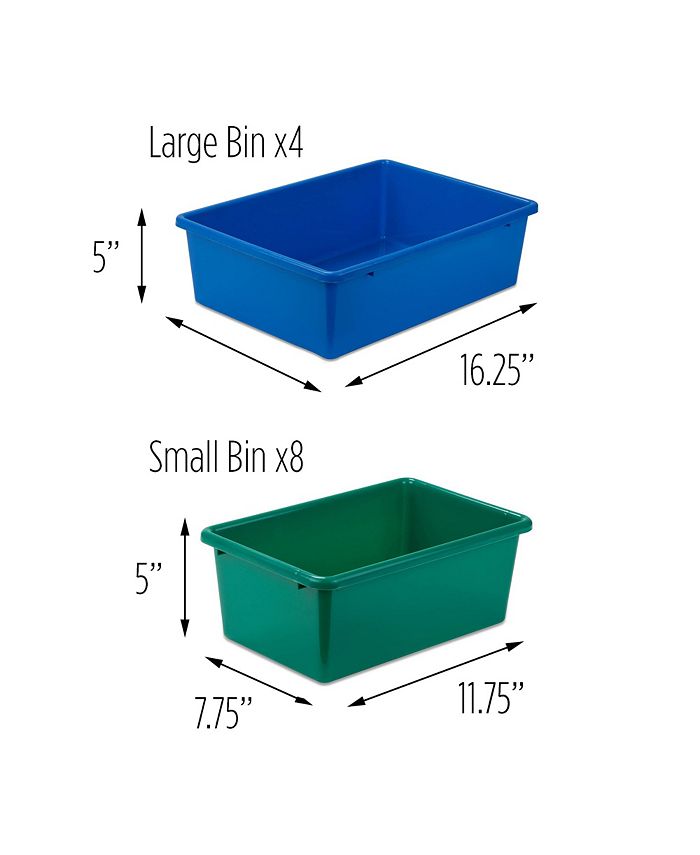 Honey Can Do Kids Toy Room Organizer with Totes, 12 Bins Macy's