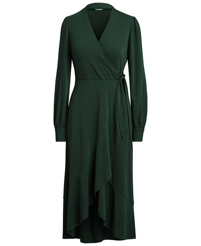 Lauren Ralph Lauren Surplice Midi Dress & Reviews - Dresses - Women ...