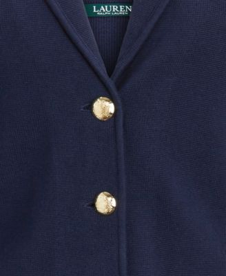 lauren ralph lauren knit sweater blazer