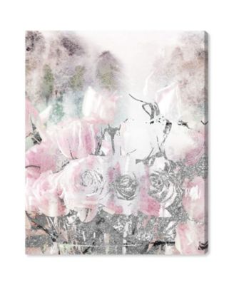 Romance Lace and Roses Canvas Art - 36" x 30" x 1.5"