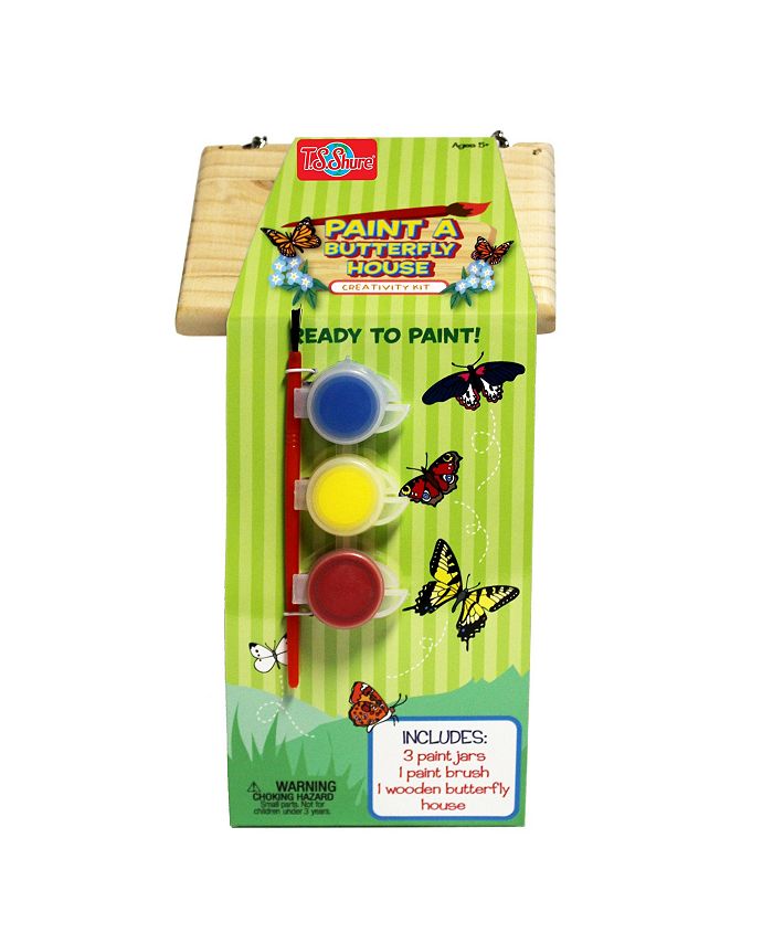 T.S. Shure Wooden Paint A Butterfly House Macy's