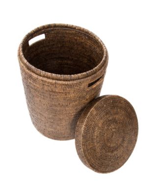 Artifacts Trading Company Round Hamper with Lid