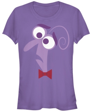image of Fifth Sun Disney Pixar Women-s Inside Out Fear Face Halloween Short Sleeve Tee Shirt