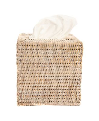 Rattan Column Tissue Box Cover - Macy's
