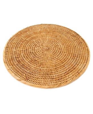 Artifacts Rattan Round Placemat - Macy's