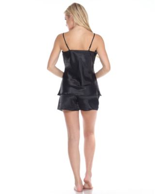 Satin Cami and Shorts Pajama Set