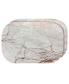 Foiled Marble Granite Thick Cork Heat Resistant 12" x 18" Placemats - Set of 2