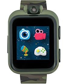 iTouch Kids Dark Olive Camouflage Strap Touchscreen Smart Watch 42x52mm