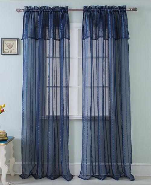 Rt Designers Collection Gretchen 54 X 90 Sheer Curtain Panel