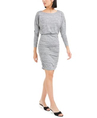 macys ruched dress