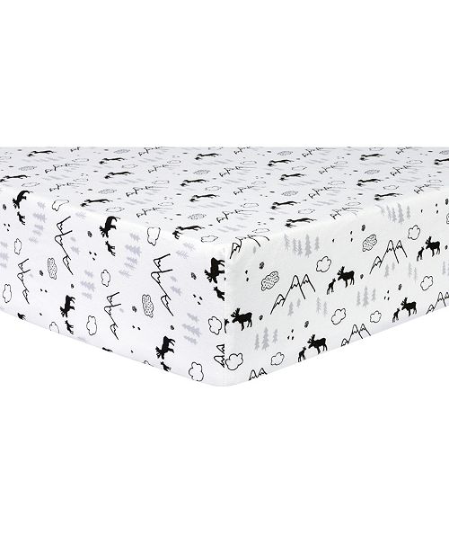Trend Lab Moose Mountain Flannel Crib Sheet Reviews Sheets