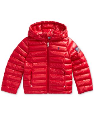 polo red puffer jacket