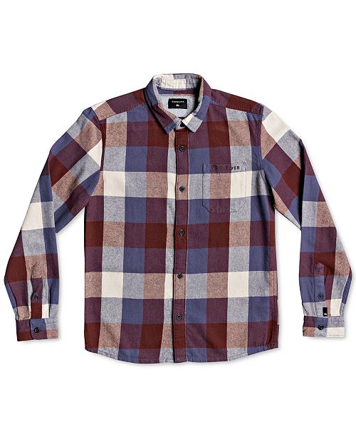Quiksilver Toddler Boys Motherfly Flannel Long Sleeve Woven Shirt