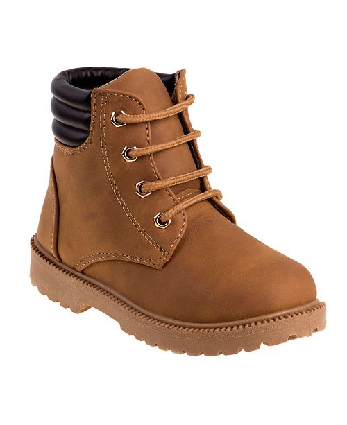 Josmo Rugged Bear Big Boys And Girls Casual Boots With Lace Up