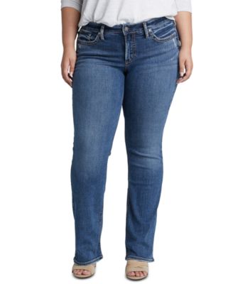 silver jeans plus size sale