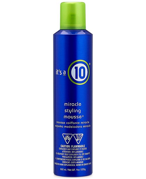 It S A 10 Miracle Styling Mousse 9 Oz From Purebeauty Salon
