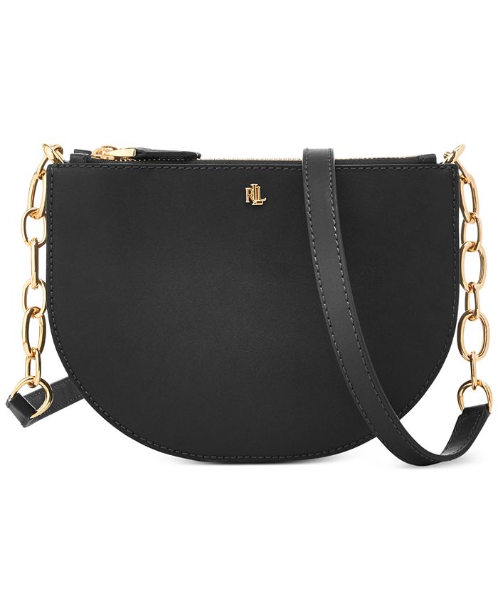 Lauren Ralph Lauren Smooth Leather Sutton Crossbody & Reviews - Handbags &  Accessories - Macy's