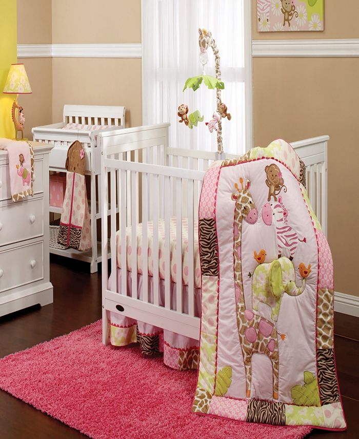 Carter's jungle collection best sale 4 piece crib set