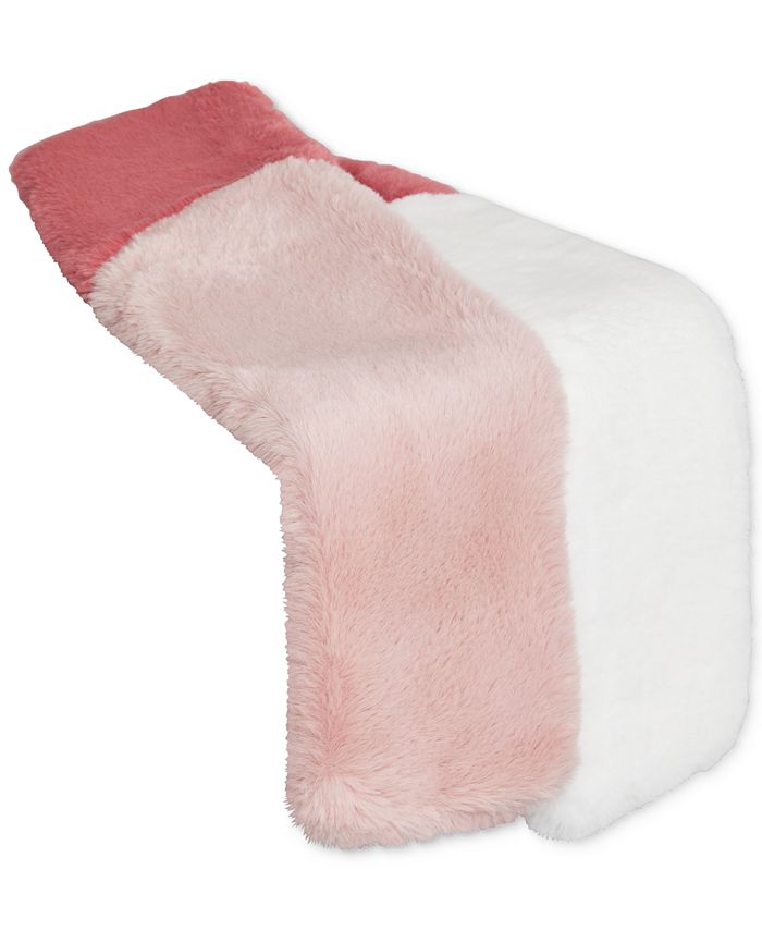 BCBGeneration Colorblocked FauxFur Stole Macy's