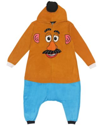 Mr. Potato Head Men s One Piece Hooded Pajama Online Only Macy s