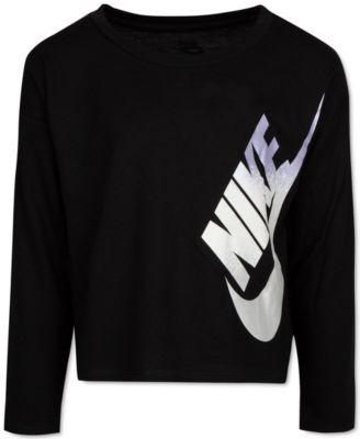 Nike Little Girls Logo-Print T-Shirt 