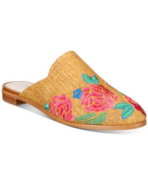 image of Kenneth Cole New York Women-s Roxanne Embroidery Mules Women-s Shoes