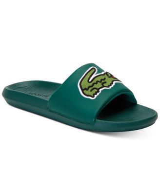 lacoste green sandals