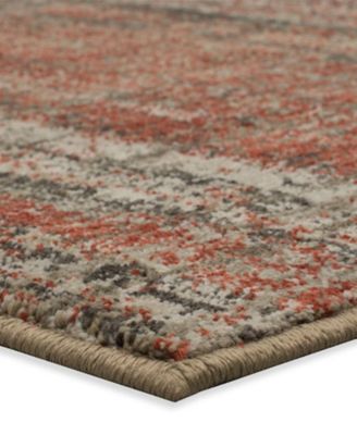 CLOSEOUT! Expressions Craquelure Ginger 2'4" x 7'10" Runner Rug