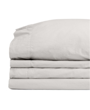Jennifer Adams Relaxed Cotton Percale Full Sheet Set Bedding