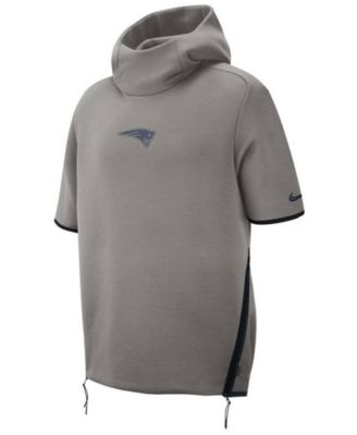men's new england patriots nike gray historic pullover hoodie