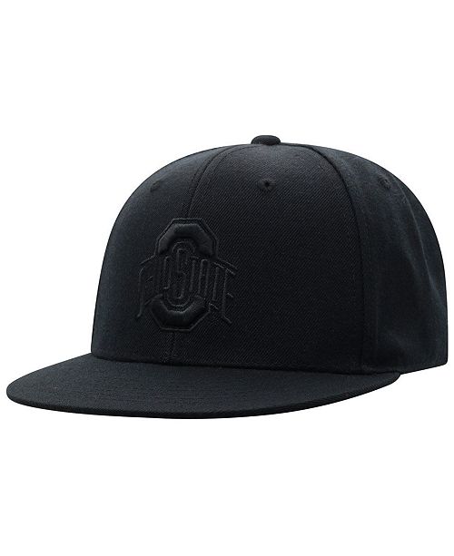 Top Of The World Ohio State Buckeyes All Black Core Fitted Cap Reviews Sports Fan Shop By Lids Men Macy S