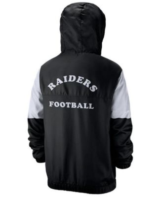 Oakland Raiders アノラックジャケット Nike Men's Oakland Raiders Historic Anorak Jacket - Macy's