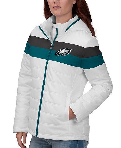 G Iii Sports Women S Philadelphia Eagles Tie Breaker Polyfill Jacket