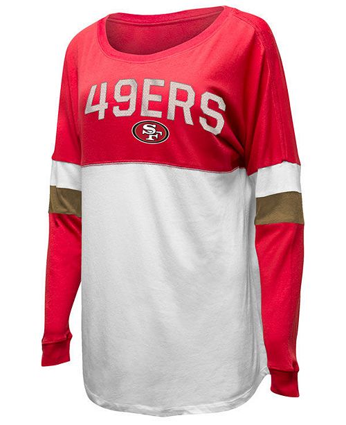 5th Ocean Women S San Francisco 49ers Boyfriend T Shirt Reviews Sports Fan Shop By Lids Men Macy S