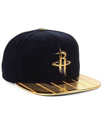 Mitchell & Ness Chicago Bulls Black & Gold Dna Snapback Cap for