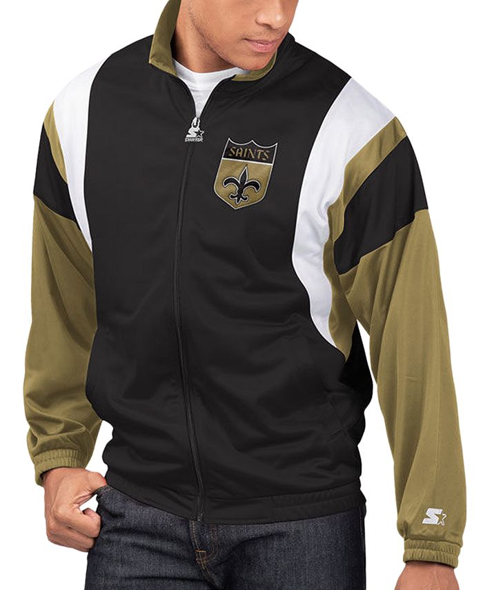 Starter Men s New Orleans Saints The Contender Track Jacket Macy s