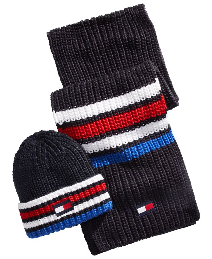 Tommy Hilfiger Men's Ski Patrol Hat Set -