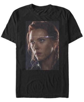 Marvel Men's Avengers Endgame Black Widow Avenge the Fallen, Short Sleeve T-shirt