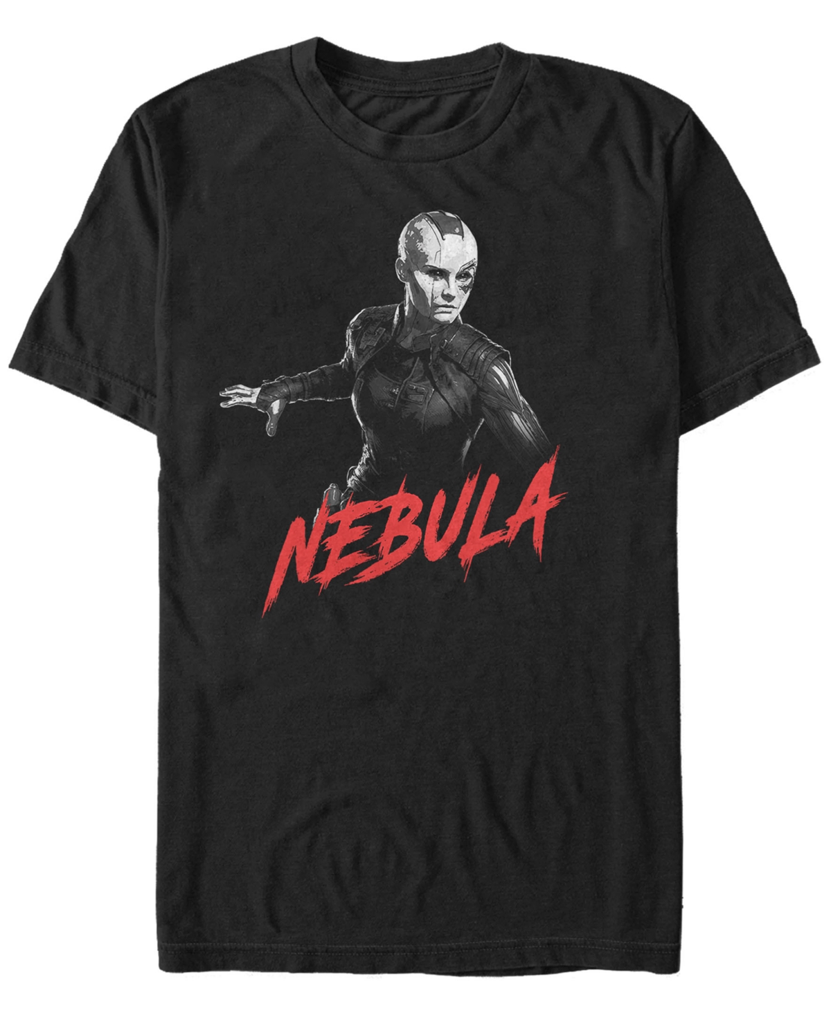 Marvel Men's Avengers Endgame Nebula Grayscale Portrait, Short Sleeve T-shirt