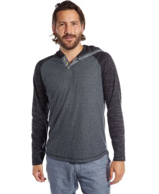 mens 3 button sweatshirt