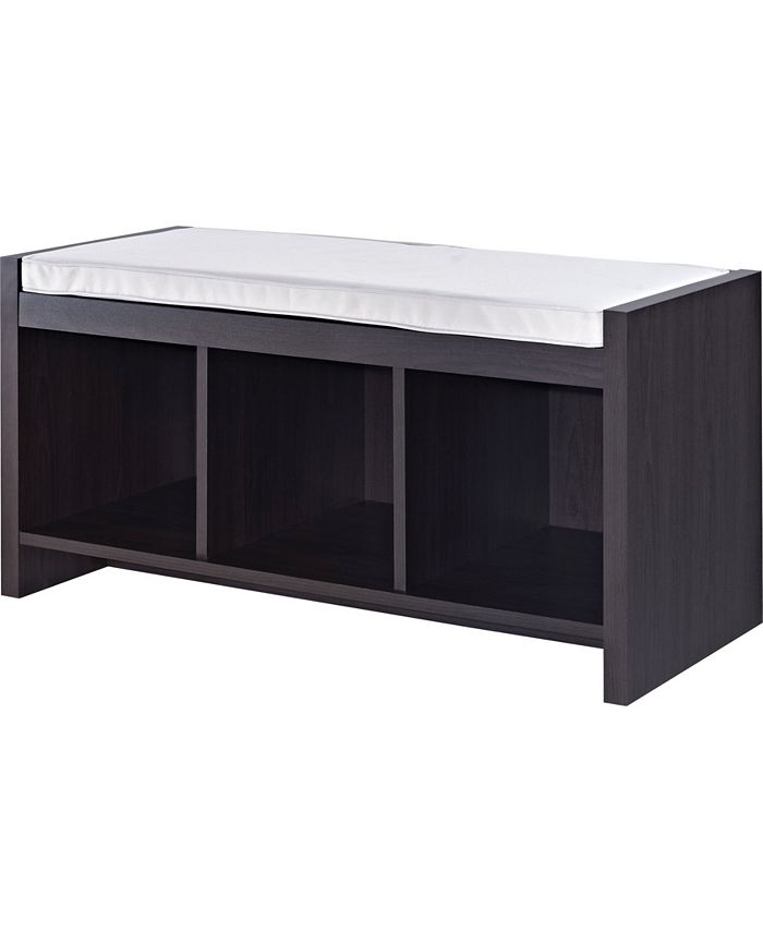Ameriwood Home Penelope Entryway Storage Bench with Cushion & Reviews