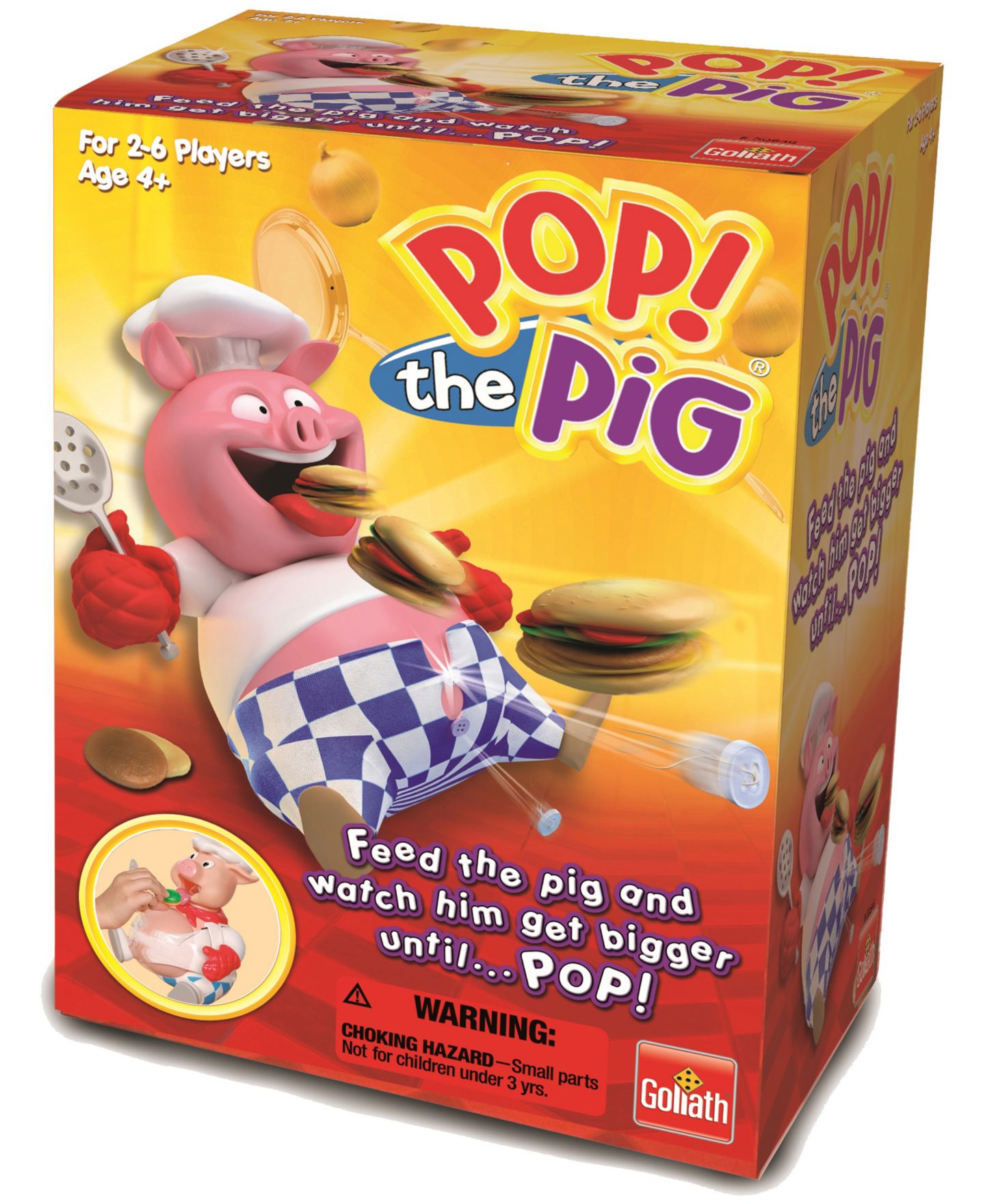 Детская настольная игра Goliath Pop The Pig Bigger and Better Board Game, Ages 4+ — фото 1