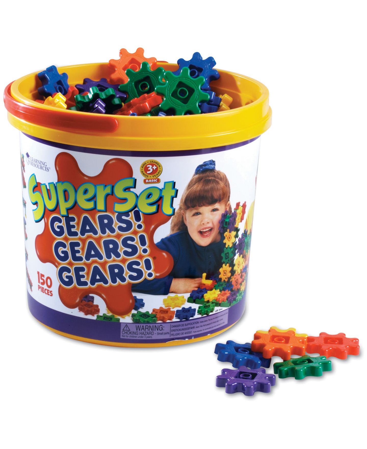 Детский конструктор Learning Resources Gears! Gears! Gears! 150-Piece Building Set, Ages 3+ — фото 11