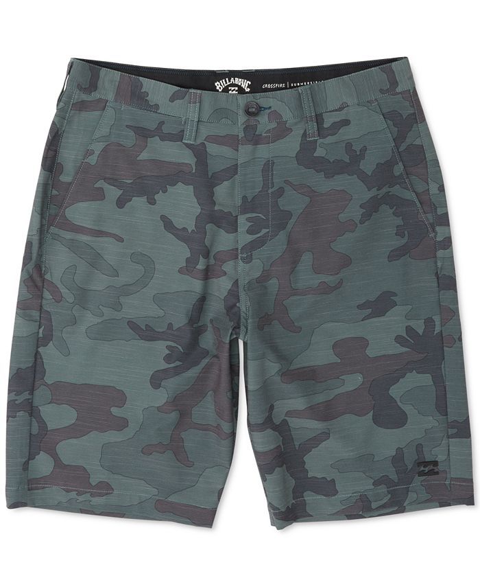 Billabong Men's Crossfire Stretch Micro Repel Textured Hybrid Shorts ...