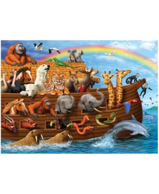 Cobble Hill Puzzle Company Family Pieces Jigsaw Puzzle - Voyage of the Ark - 350 Piece