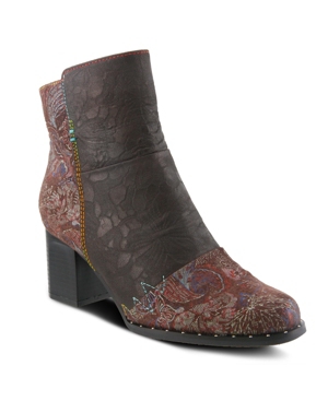 image of L-Artiste Women-s Jewells Floral Look Booties Women-s Shoes