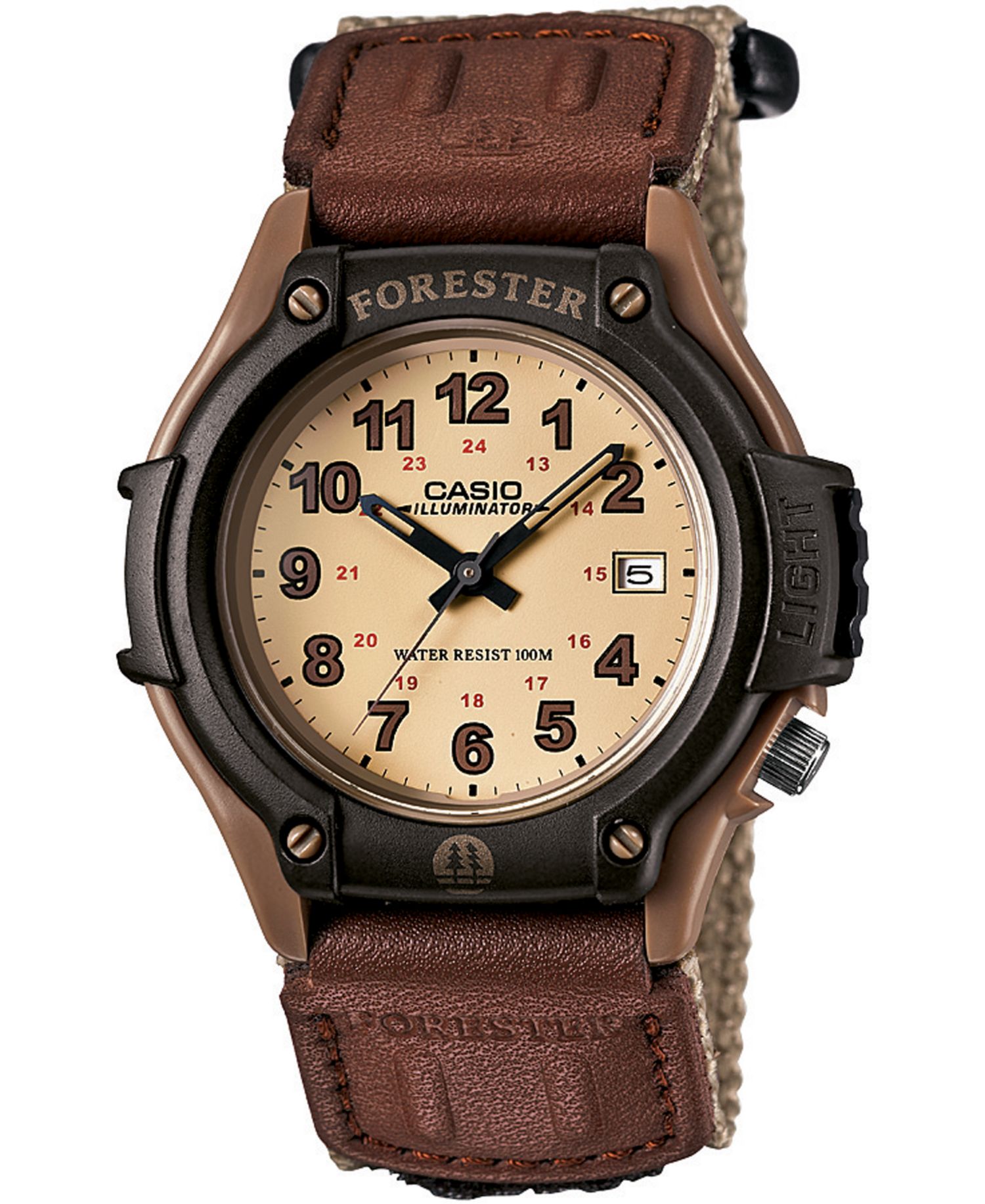 Men's Forester Tan Nylon Strap Watch 41mm