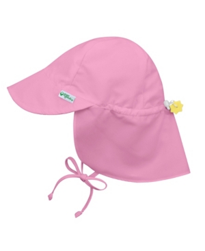 Shop Green Sprouts I Play By  Toddler Boys And Girls Flap Sun Protection Hat In Light Pink