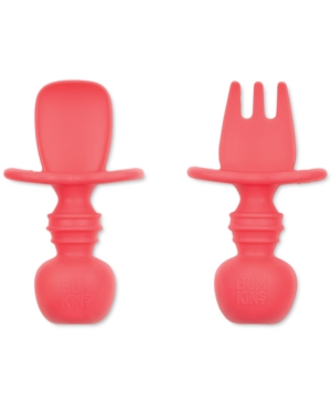 Bumkins Silicone Chewtensils In Red
